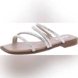 Steve Madden Starie Rhinestone Slide Sandals
